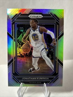 2022-23 Prizm Basketball JONATHAN KUMINGA #104 True Silver Prizm GS WARRIORS GSW