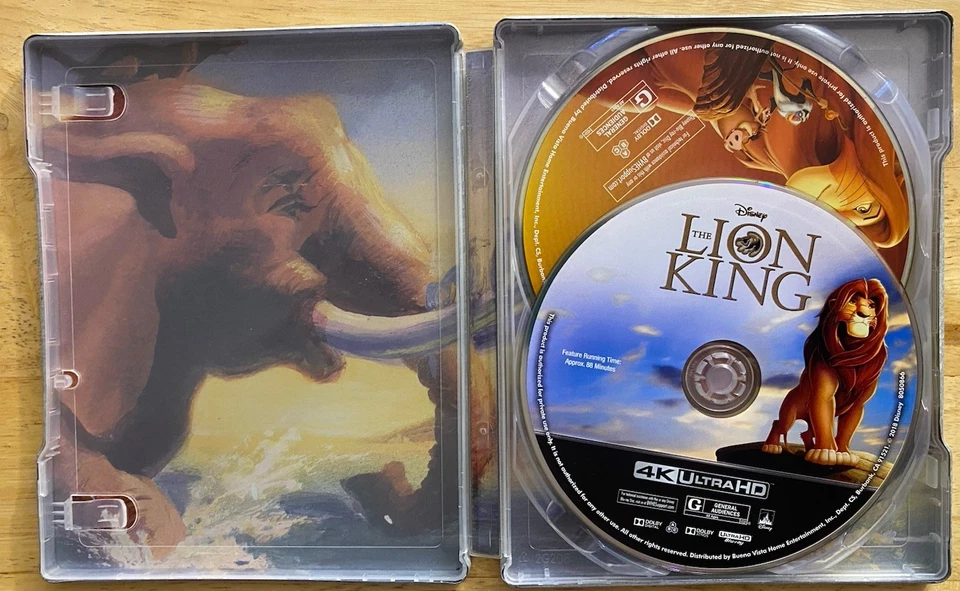 DISNEY'S THE LION KING 4K ULTRA HD + BLU RAY BEST BUY EXCLUSIVE STEELBOOK - Image 3 of 3