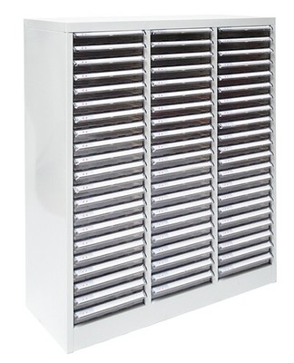 ADB Schubladencontainer 63 Schubladen 79,5 x 100,7 cm (B x H) rutschfest