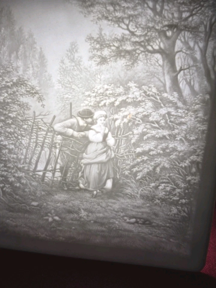 LITHOPHANIE ancienne porcelaine Limoges N ° 1401 - Photo 2/4