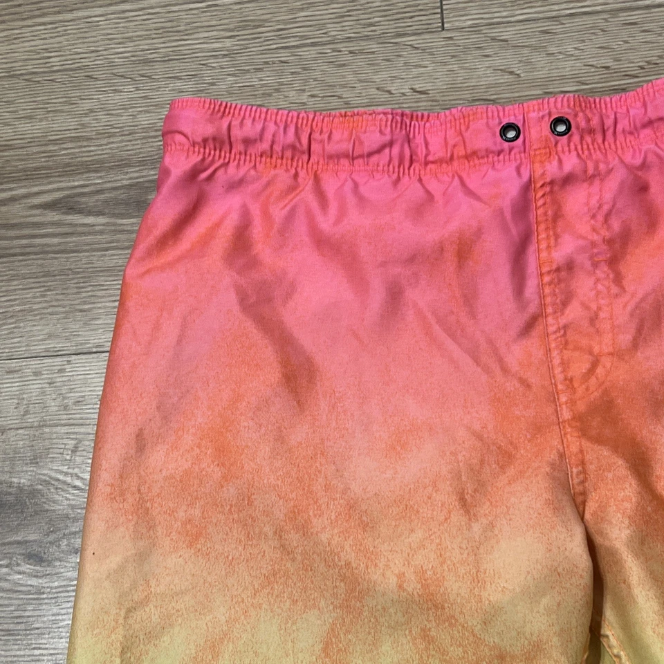 Hurley Boy’s Phantom Gradiant Pink Yellow Orange Swim Trunks Size Large (A42) - Image 4 of 4
