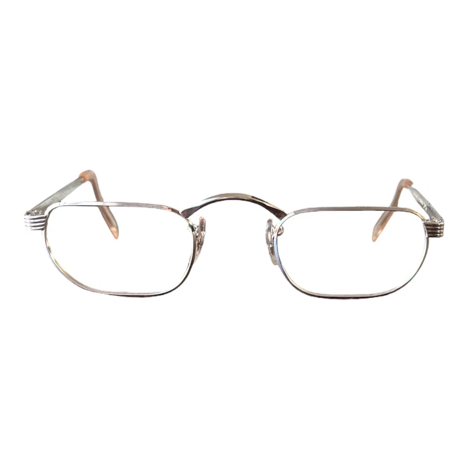 Victory Optical Metaliums 902 Mezza White Gold Filled Frame USA 1950s-1960s NOS - Image 2 of 4