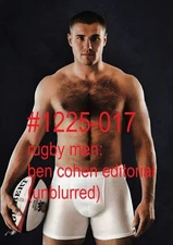 MALE PORTRAIT #1225-017 -athletes series -rugby men -ben cohen - free ship in us