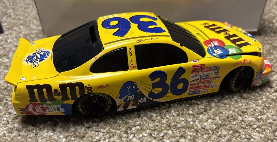 Action 1:24 Ernie Irvan #36 M&M’s 1999 Pontiac Diecast Limited 1/2508 - Image 2 of 4