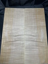 #789 Curly Maple Drop Top Lam Top Luthier Guitar Figured Wood Bookmatched Set