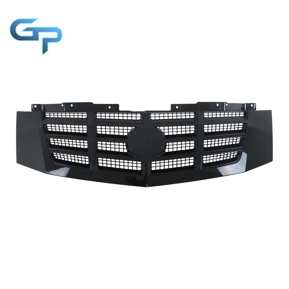 For Cadillac Escalade Escalade ESV 07-14 Honeycomb Front Bumper Grille Gloss BLK - Изображение 3 из 4