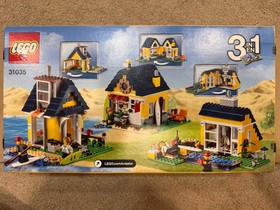Lego Creator 3 in 1 Beach Hut (31035) 100% Complete with Manuals & Box 