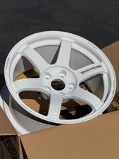 Rays Volk Racing TE37 Saga S-Plus 17X9 +22 5X114.3 Dash White Set Of 4 Wheels
