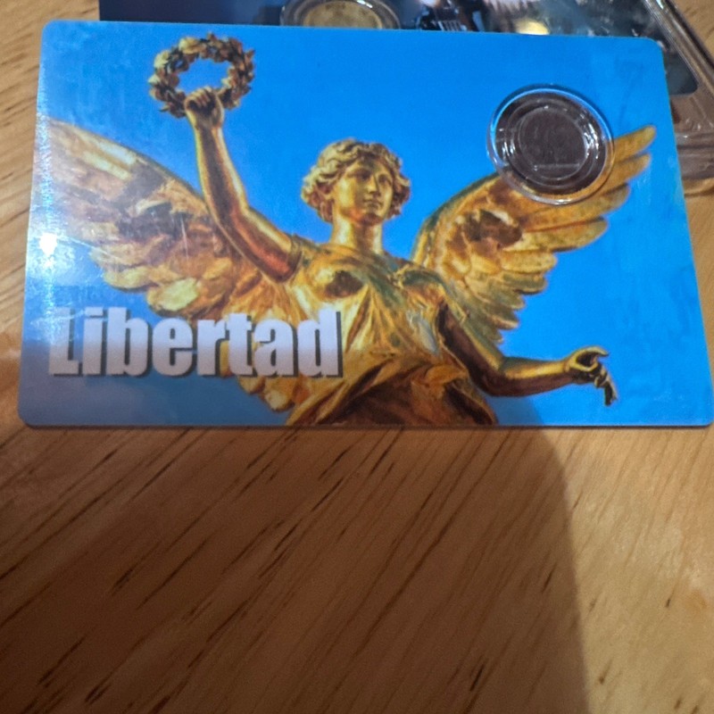 Liberty Silver 1/1000 Troy .9999 Fine 10mm Round in Card Holder
