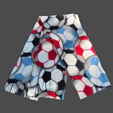 Soccer Ball Fleece Scarf Youth Unisex Winter Accessory