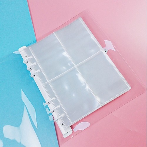 A5 Binder Sleeves 10 Pack Photocard Refill Inner Cards Clear PP Material - Bild 1 von 54