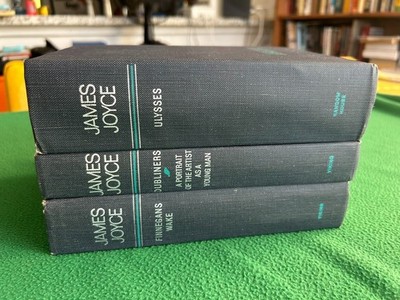 JAMES JOYCE Hardcover Lot of 3 Ulysses Finnegans Wake Portrait Young Artist +++