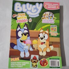 Bluey Magazine 2026 ~ Fun With Food! ~ Puzzles, Games, Coloring, & More