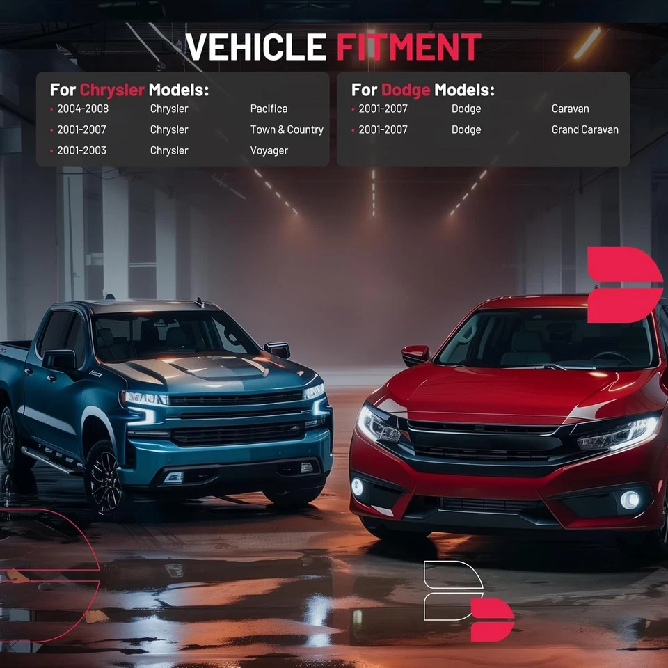 700070 HVAC Heater Blower Motor Fan For 2001-2003 Chrysler Voyager 2.4L 3.3L Foto 3 de 4