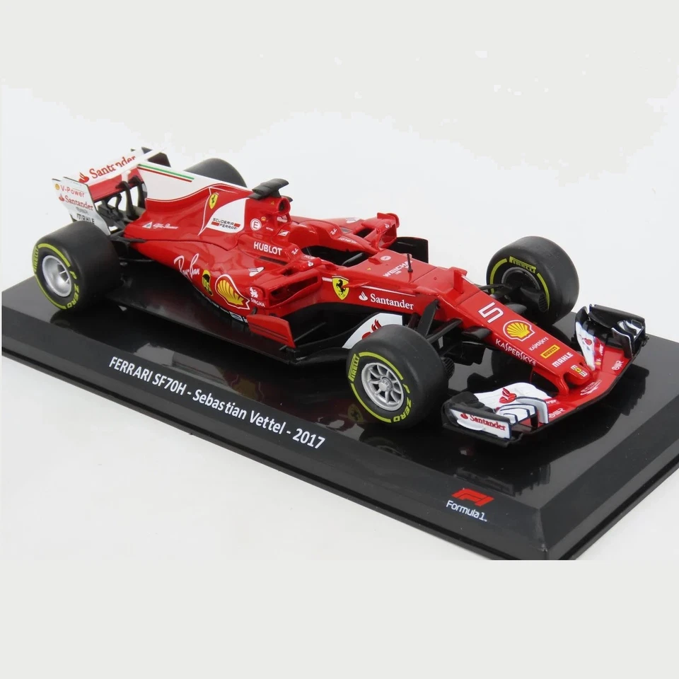 1:24 Ferrari SF70H Sebastian Vettel 2017 F1 Ixo Hachette Diecast - Image 2 of 2