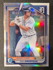 2024 Bowman - Chrome Prospects Max Anderson #BCP-128 Refractor /499 (RC)