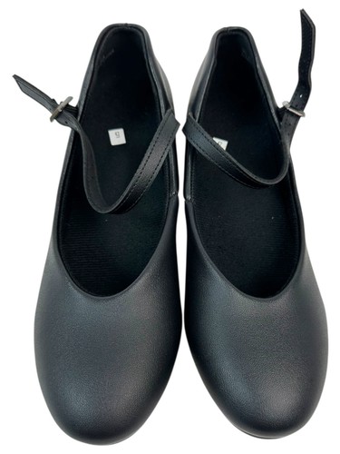 Diva Character Dance Shoe Women's UK Size 5 Black Ankle Strap Buckle Block Heel - Picture 5 of 11