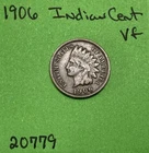 1906 Indian Head Cent / Penny 1c Vf Very Fine
