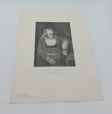 1892 Antique John Wilson Christopher North Century Gallery Portrait Plate Print