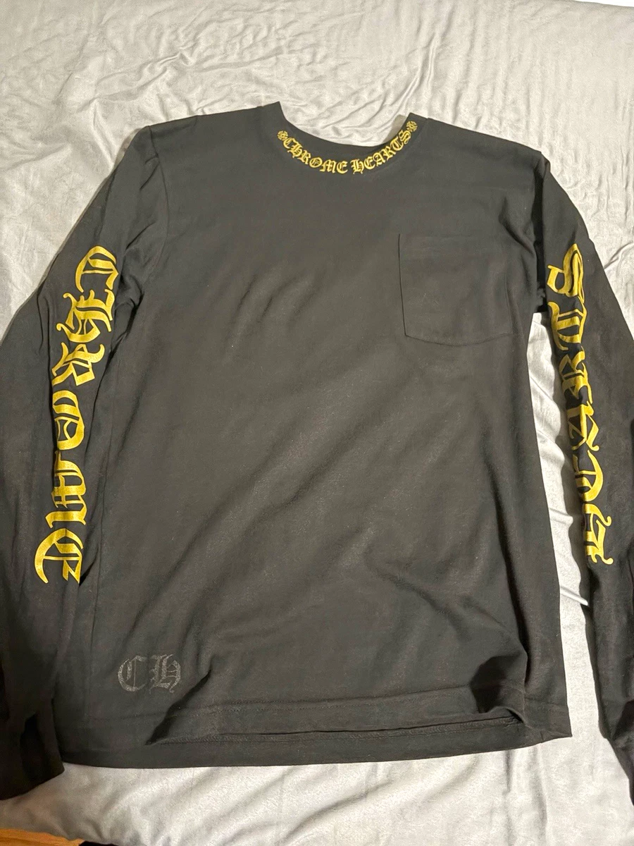 Chrome Hearts Long Sleeve Solid T-Shirts for Men for sale | eBay