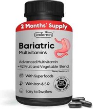 Bariatric Multivitamin with Iron for Post-Bariatric 120 120 Count Pack of 1 