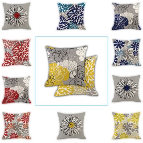 Printed Cushion Covers Waterproof Decor Pillow Case  Outdoor - Picture 1 of 22