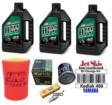 Yamaha Kodiak 400 YFM 400 Oil Change Service Kit NGK Spark Plug Oil & Air Filter