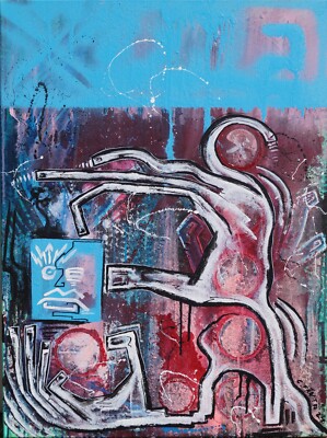 GEMÄLDE abstrakt C. FANTA ORIGINAL Kunst Leinwand MALEREI art Acryl bild Unikat