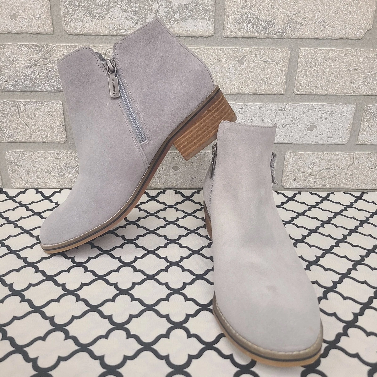 Blondo Liam Waterproof Bootie Gray Size 9.5 eBay