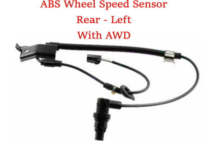 ABS Wheel Speed Sensor Rear Left :Fits Toyota Highlander 2008-2010
