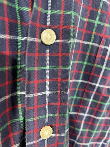 Abito manica lunga Vineyard Vines 2XL uomo camicia Murray blu a quadri righe - Foto 8 di 12