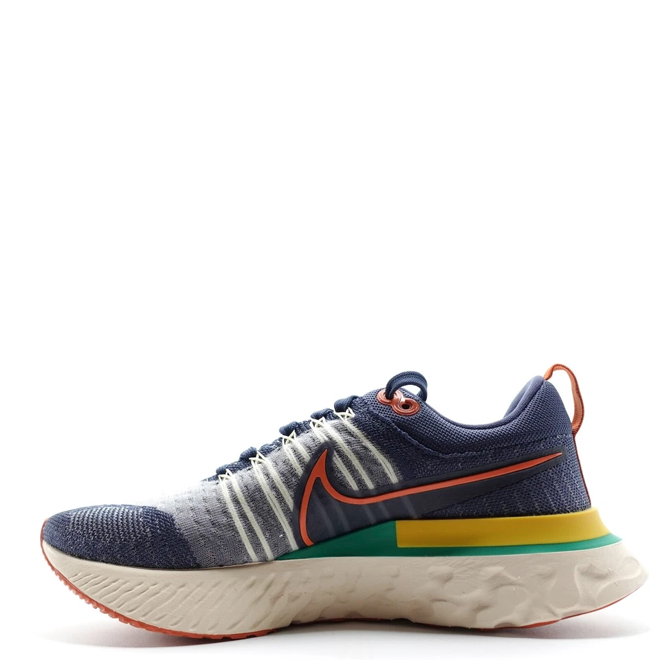 Nike React Infinity Run Flyknit 2 Mens Running Shoes Size 7 Thunder Blue DJ5181  - Image 2 of 4