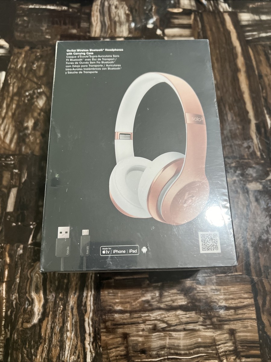 Beats Solo3 Wireless ローズゴールド Beats Solo³ Wireless Headphones Rose Gold MNET2LL/A - Best Buy