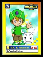 DIGIMON T.K. & Tokomon - 10 of 34 - SERIES 1 - 1999/2000 BANDAI - Vintage