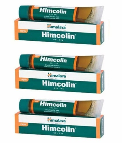 3X Himalaya Himcolin gel 30 gm Each Free Shipping
