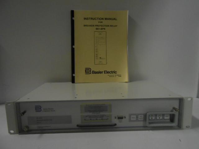 BASLER ELECTRIC PROGRAMMABLE BREAKER PROTECTION RELAY BE1-BPR