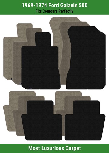 Lloyd Luxe Front & Rear Row Carpet Mats for 1969-1974 Ford Galaxie 500