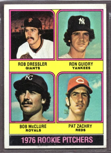1976 Topps Set-Break #599 Rookie Pitchers Guidry VG-VGEX*JAYSACE*