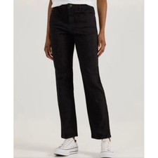 Lee Women's Classic Fit Straight Leg Black size 8 P
