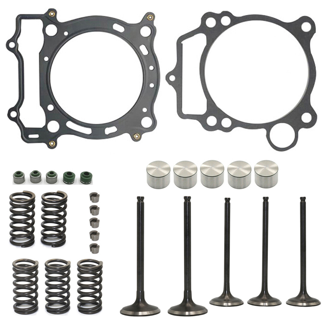 Cylinder Engine Intake Exhaust Valves Seals Tappet Spring
