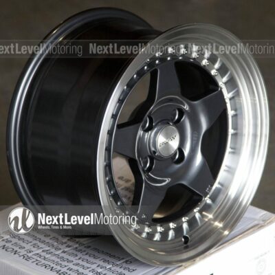 Circuit Performance CP26 15x8 4-100 +25 Gun Metal Wheels Fits BMW E30 Stance
