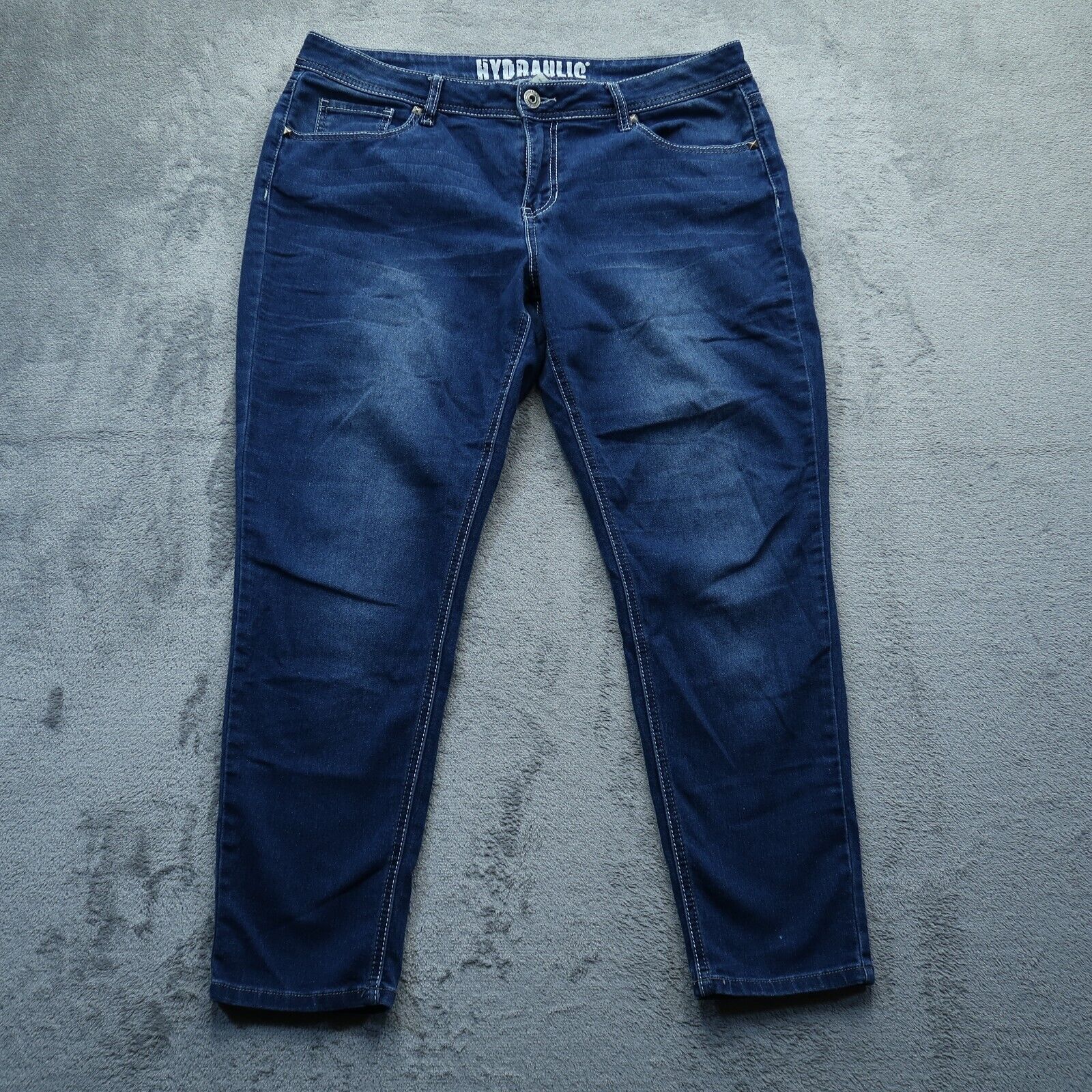 evne Sætte Begrænse Hydraulic Jeans Women's Size 16P/36x28 Mid-Rise Skinny Cotton Blend Denim  Blue | eBay
