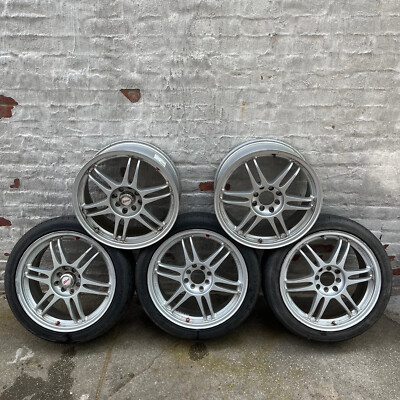 17インチ koseiホイール 4本 pcd114.3mm Rare set of 5 - 17