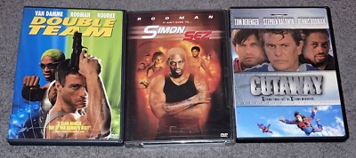 Double Team/Simon Sez/Cutaway DVD Dennis Rodman Action Triple Feature￼