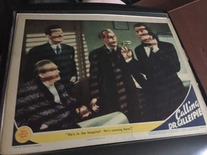 Calling Dr. Gillespie 1942 MGM 11x14" lobby card Lionel Barrymore Philip Dorn
