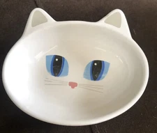 PetRageous Ceramic Cat Bowl for Food and Water, Whisker-Friendly