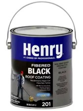 Henry 201 Fibered Black Roof Coating - 0.90 Gallon