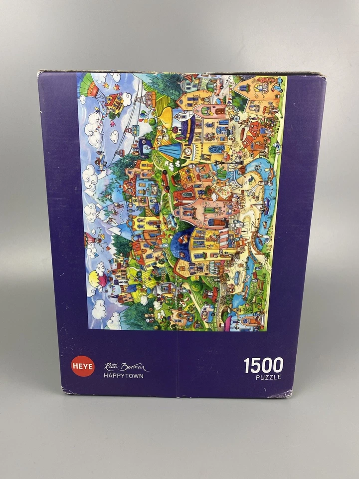 1500 Teile Heye Puzzle Rita Berman - Happytown - TOP - Bild 3 von 4