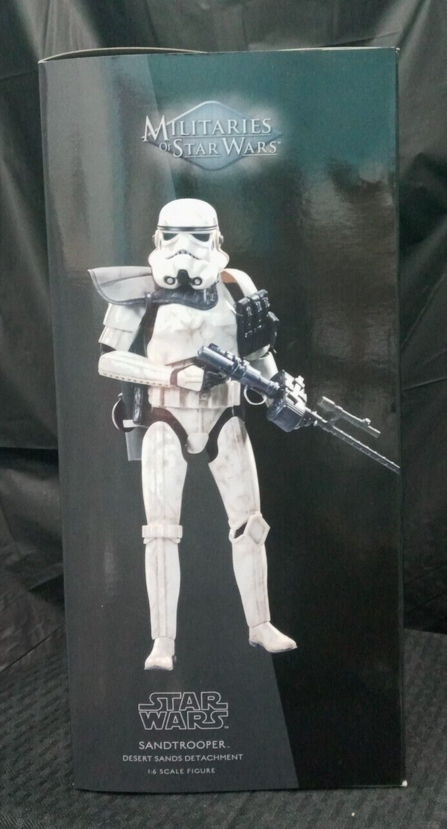 SIDESHOW STAR WARS SANDTROOPER DELUXE FIGURE DESERT SANDS