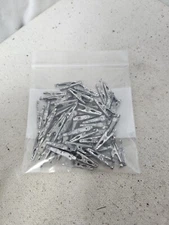 100 Mueller BU-30 Nickel Plated Steel Miniature Alligator Clips Clamp Or Solder